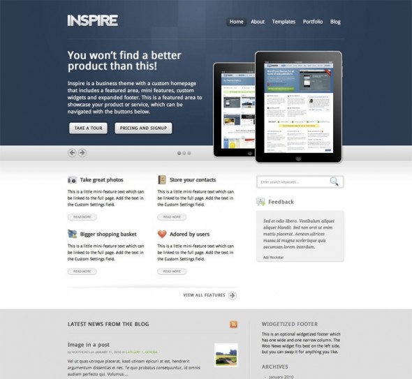 Inspire by Woothemes