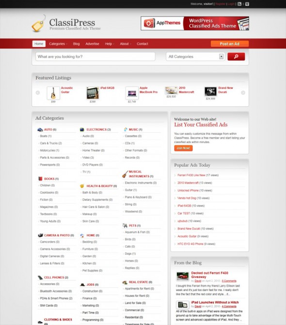 ClassiPress by AppThemes