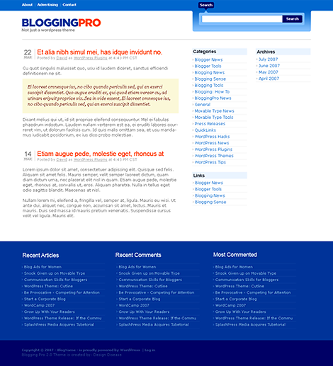 Bloggingpro-Premium Themes